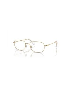 Swarovski 54Mm Rectangle Optical Glasses - Metallic