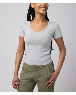 Known Supply Regen Baby Tee - Gray