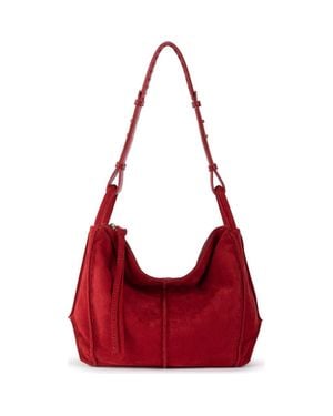 The Sak Los Feliz Hobo Leather Bag - Red