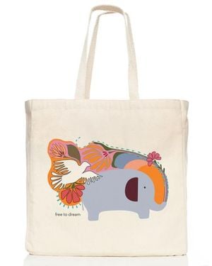The Tote Project Free To Dream - White