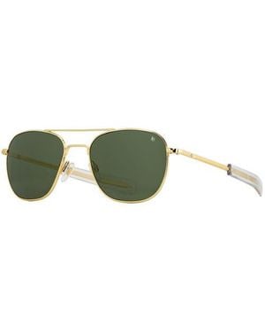 American Optical Original Pilot 55Mm Aviator Nylon Non Polarized - Green