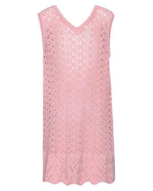 PQ Swim Kids' Crochet Cover-Up Dress - Pink