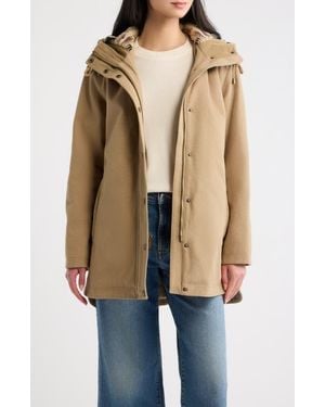 Pendleton Cedar Creek Canvas Parka - Natural