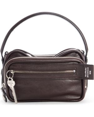 Acne Studios Camero Kit Leather Handbag - Gray