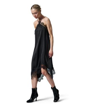 Day Birger et Mikkelsen Umali Lace Trim Halter Neck Slip Dress - Black