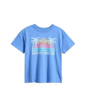 Rip Curl Kids' Malibu Relaxed Graphic T-Shirt - Blue