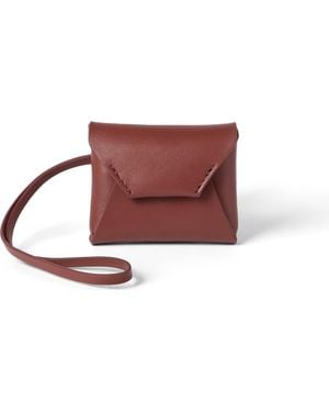 Brunello Cucinelli Calfskin Bag Charm - Red