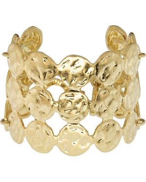 Marlyn Schiff Ophelia Disc Statement Cuff - Metallic