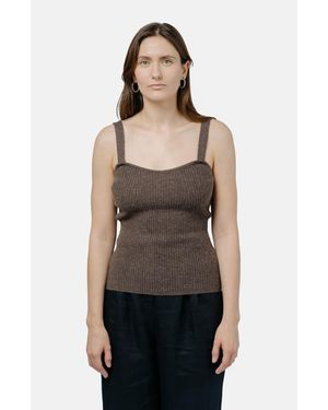 1People-US Ulaanbaatar Strap Top - Black