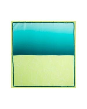 Dries Van Noten Foulard Neon Garden - Green
