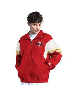 Starter San Francisco 49Ers Yard Line Full-Zip Jacket - Red