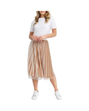 Belle & Bloom Mixed Feeling Reversible Skirt - Natural