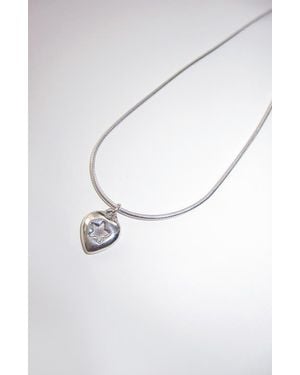 RIMOR JEWELRY Mini Star Heart Snake Chain - White