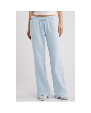 BP. Baggy Flare Leg Sweatpants - Blue