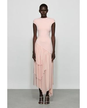 Et Ochs Elowen Knit Combo Dress - Pink