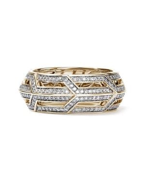 John Hardy 14K & Diamond Icon 50 Band Ring - White