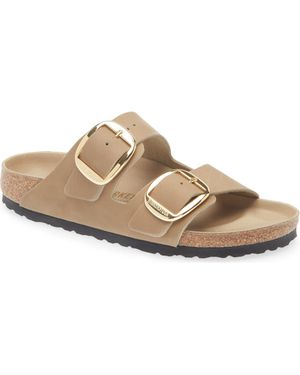 Birkenstock Arizona Big Buckle Slide Sandal - Brown