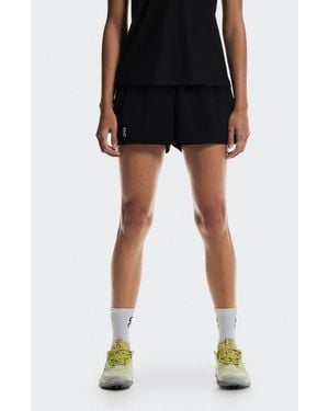 On Shoes Court 3-Inch 2-In-1 Shorts - Black