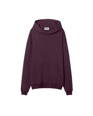 Lezat Juno Organic Cotton Oversized Heavyweight Hoodie Sweatshirt - Purple