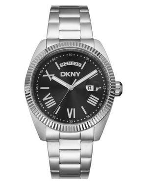 DKNY Day Date Bracelet Watch, 40Mm - Gray
