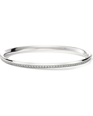 Hearts On Fire Barre Pavé Diamond Bangle - Metallic