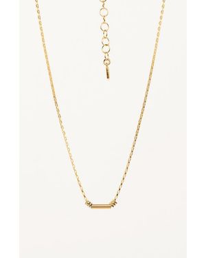 Gwen Beloti Geo Charm Necklace - White