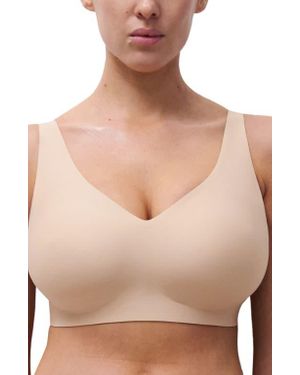 Chantelle Softstretch Power V-Neck Wireless Bra - Natural