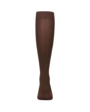Memoi Soft Knee High Sock - Brown