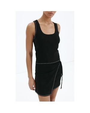 Mango Studded Tank - Black