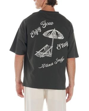 NANA JUDY Sun Club T-Shirt - Black