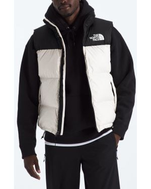 The North Face 1996 Retro Nuptse Water Resistant Down Puffer Vest - Black