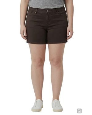 Slink Jeans Stretch Cotton Blend Shorts - Black