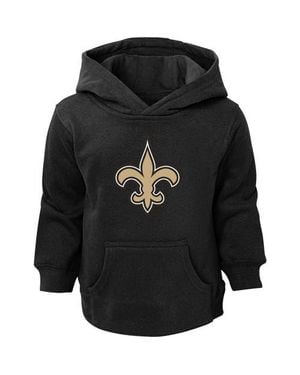Outerstuff Toddler New Orleans Saints Logo Pullover Hoodie - Black