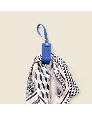 Casupo Leather Scarf Holder - Blue