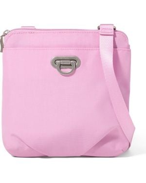 Baggallini Coastal Flip Lock Mini Crossbody - Pink