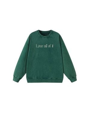 Lezat Sammie Cotton Sweatshirt - Green