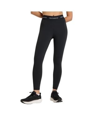New Balance Sleek Hr Sport Performance Leggings - Black