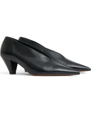 Mansur Gavriel Kiki Pointed Toe Pump - Black