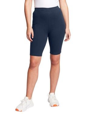 June + Vie Classic Bike Shorts - Blue