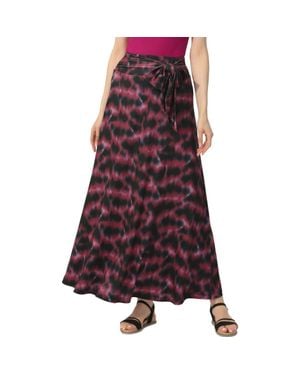 Kimi + Kai Belted Maxi Skirt - Brown