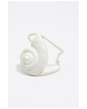 Bimba Y Lola Lacquered Seashell Bracelet - White