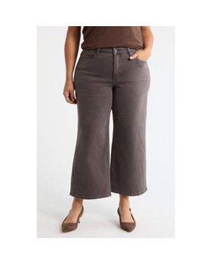 Bayeas Straight Leg Ankle Jeans - Brown