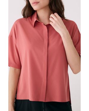 Lolë Olivie Boxy Shirt - Red