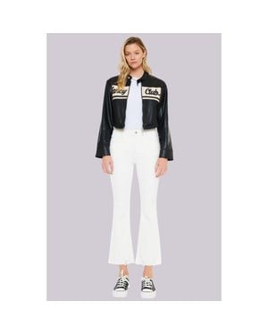 Kancan Volumina Essentials High Rise Crop Bootcut Jeans - Multicolor