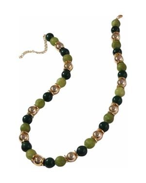 MacRae & Co Gilded Beaded Necklace - Black