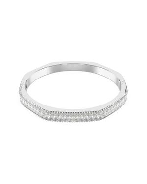 Swarovski Matrix Cubic Zirconia Bangle - White