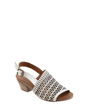 BUENO Lia Slingback Sandal - White