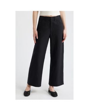 Rag & Bone Allison Ankle Wide Leg Pants - Black