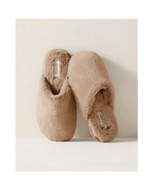 Haven Well Within Faux Fur Slippers - Natural
