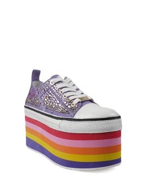 Zigi Britty Platform Sneaker - White
